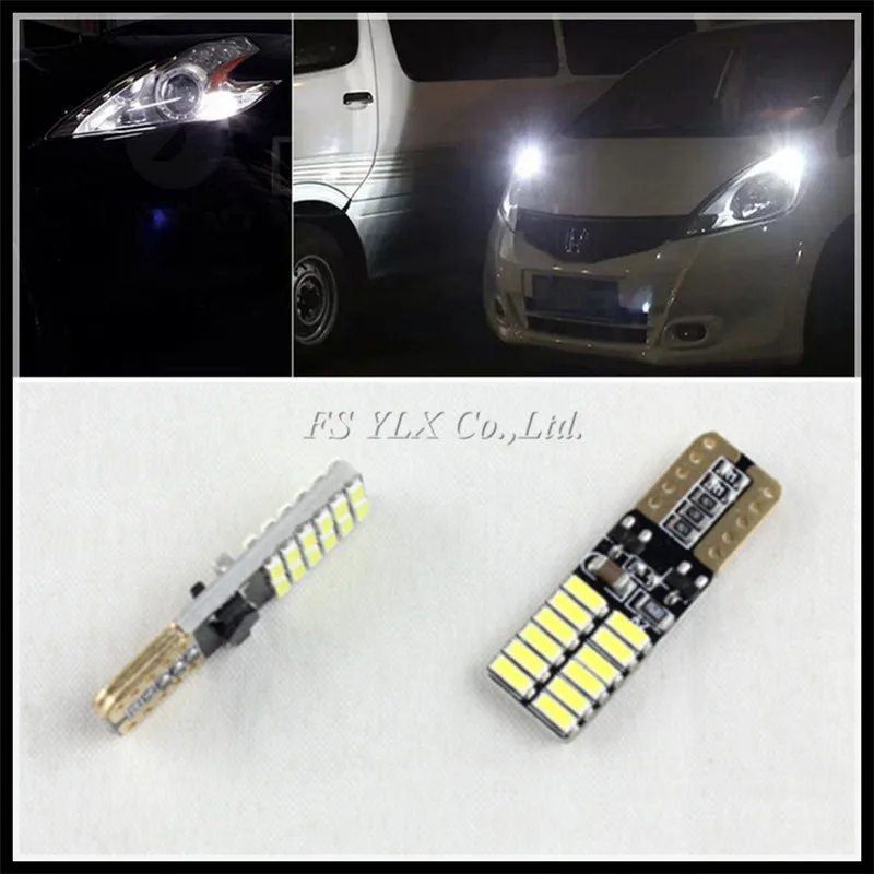 

Автомобильная светодиодная лампочка для парковки FSYLX 24SMD 4014 T10 T10 W5W Canbus 501 186 T10