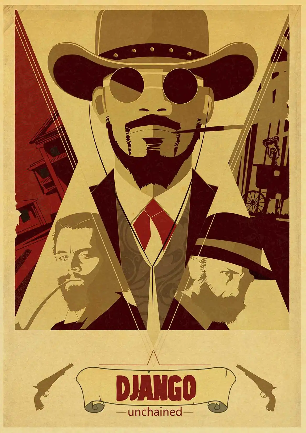 Inglourious Basterds/Django Unchained/резервуар собаки/Убить Билла Квентина Тарантино плакат видео