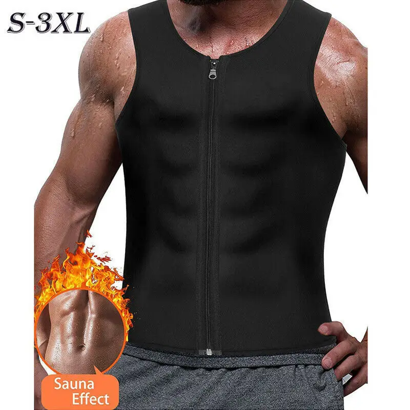 SHAELYN 2019 Mens Slimming Body Shaper Weight Loss Vest | Мужская одежда