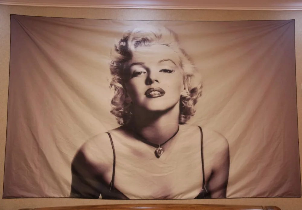 KUANUO Marilyn гобелен с Монро винтажный настенный постер Tapestries покрывало пляжное