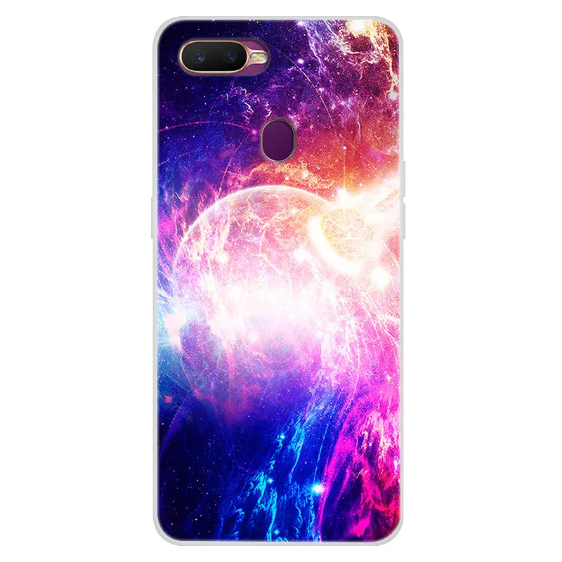 03 Силиконовый чехол для OPPO A7 Cover AX7 Soft Art Star Space Print Back чехол для OPPO A5S AX5S AX7 Pro A7 прозрачный чехол-бампер для телефона - Цвет: 03