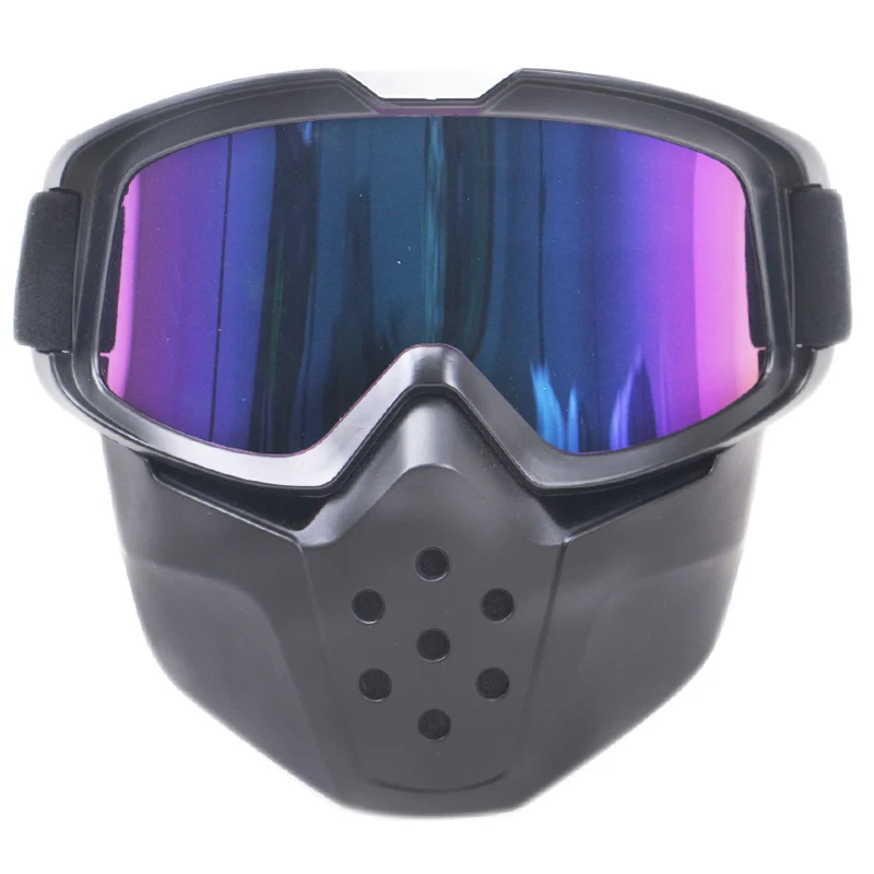 Multi function motorcycle goggles for Jet style helmet UV400 Protection 4 color available unisex vintage bike riders | Автомобили и