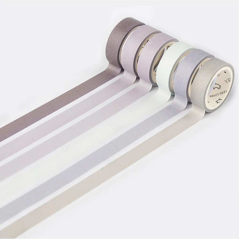 6 рулонов декоративные поделки Сделай Сам наклейки альбом дневник Лента набор