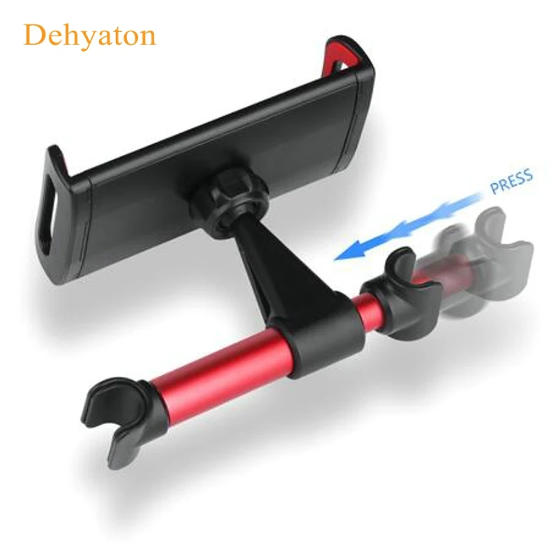 

Car Seat Rear Pillow Support Car Phone Holder Mount 360 Adjustable for Flat Panel Mobile Bracket For iPhone Samsung ipad Huawei