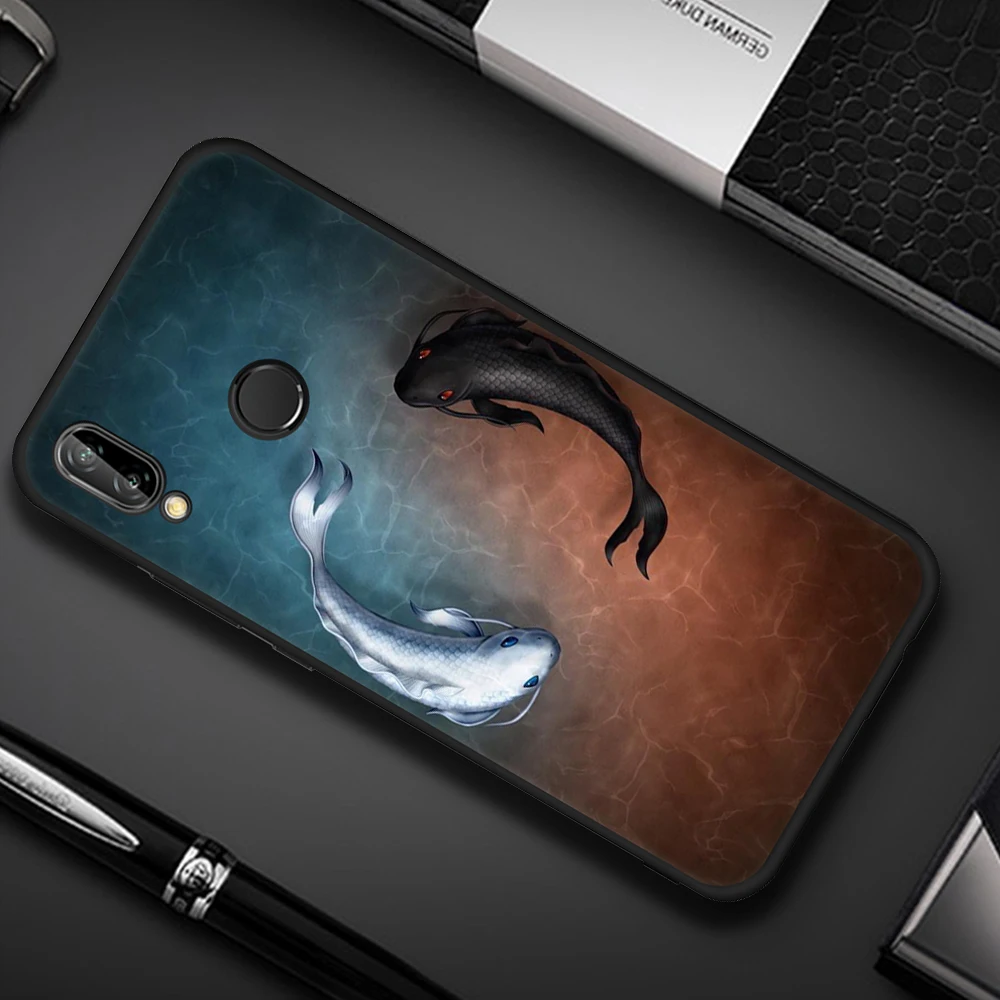 KK Розовый Мягкий ТПУ чехол с узором для Huawei P9 P10 P8 Lite P20 Plus Enjoy 8 Y9 Nova 2i прекрасный