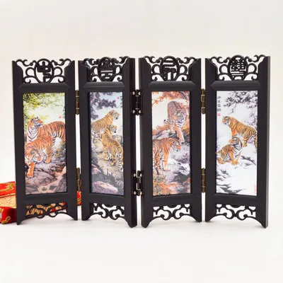 Китайский стиль Специальное сувенирное ремесло антикварные четыре небольших