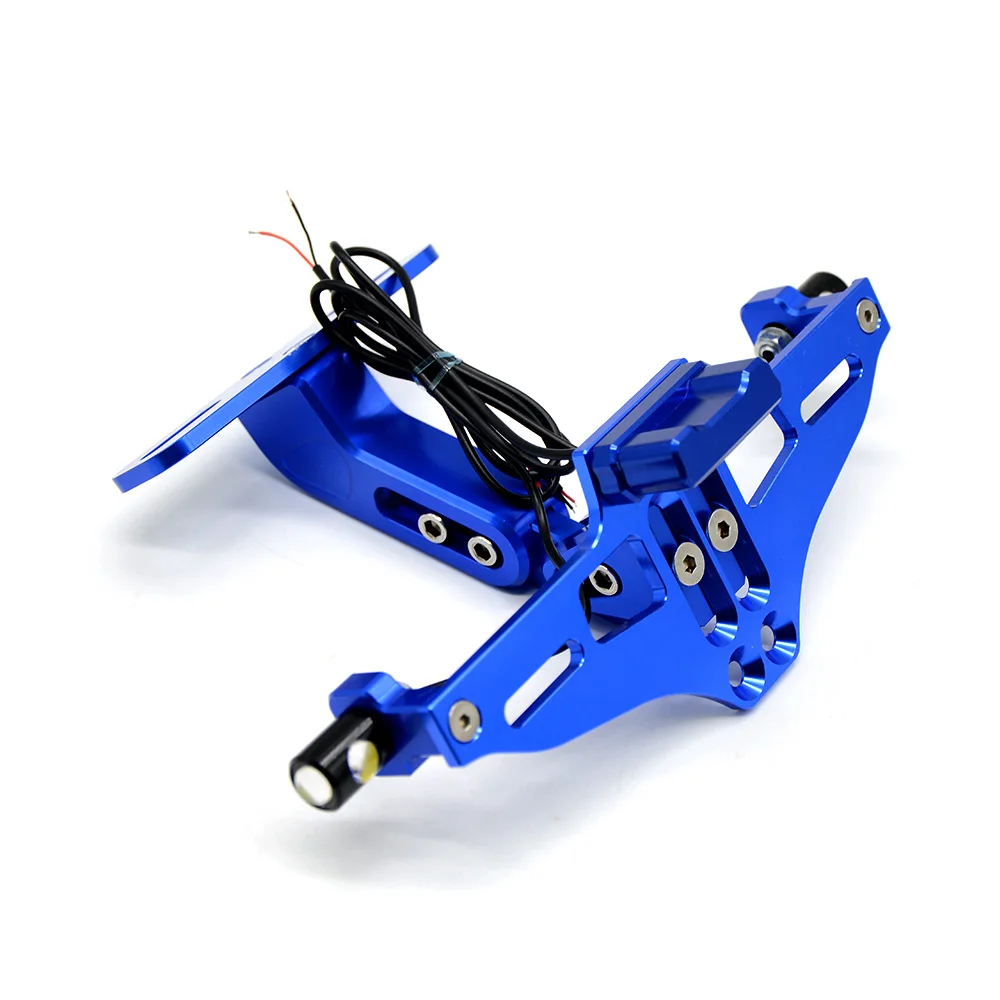 Аксессуары для мотоциклов держатель заднего номерного знака CNC со светодиодной