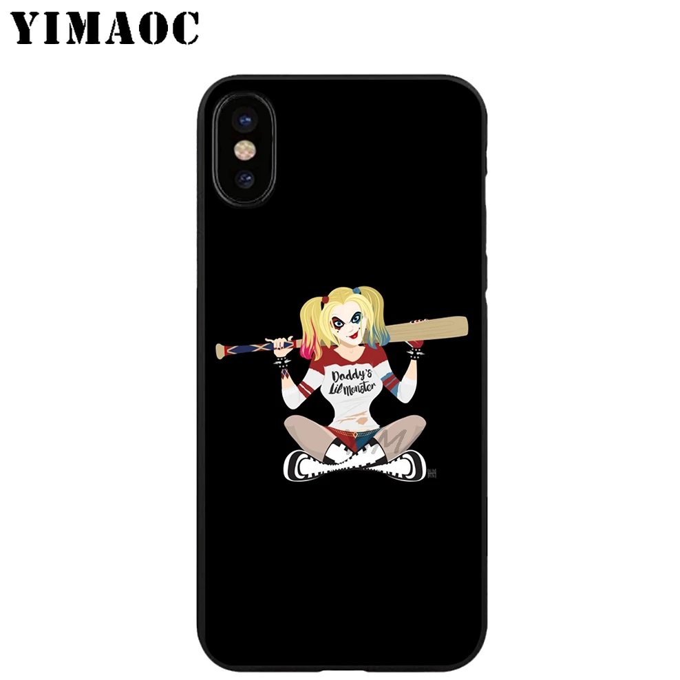 YIMAOC аниме девушка сексуальная Senpai сердце Мягкий ТПУ Черный силиконовый чехол для