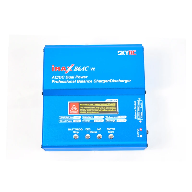 Балансирующее зарядное устройство SKYRC iMAX B6AC V2 AC/DC для аккумуляторов LiPo/LiFe/LiIon/NiMH/NiCd