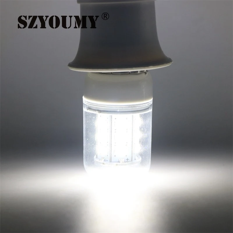 

SZYOUMY LED Lamp SMD 5730 Corn Light Bulb 220V 3W 24 Led Warm white/ white For Home Chandelier Replace 30pcs/lot