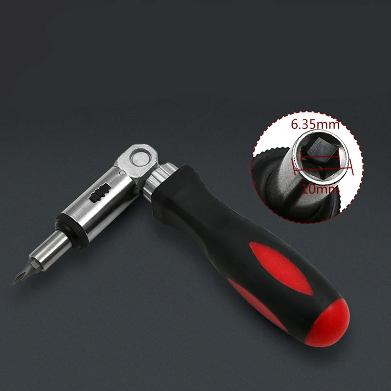 

Adjustable Ratchet Screwdriver 1/4 Inch Hex Wrench Screwdriver Sockets