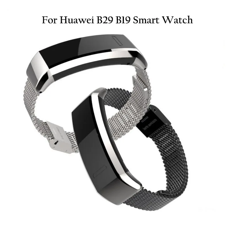Ремешок металлический для смарт часов Huawei Sport Band 2 pro B29 B19 сменный Браслет наручных