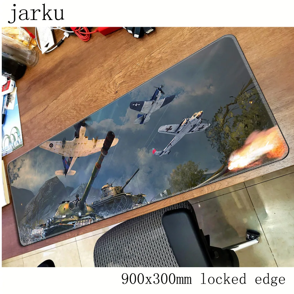 Игровой коврик для мыши war thunder 900x300x3 мм игровой большой с HD принтом аксессуары