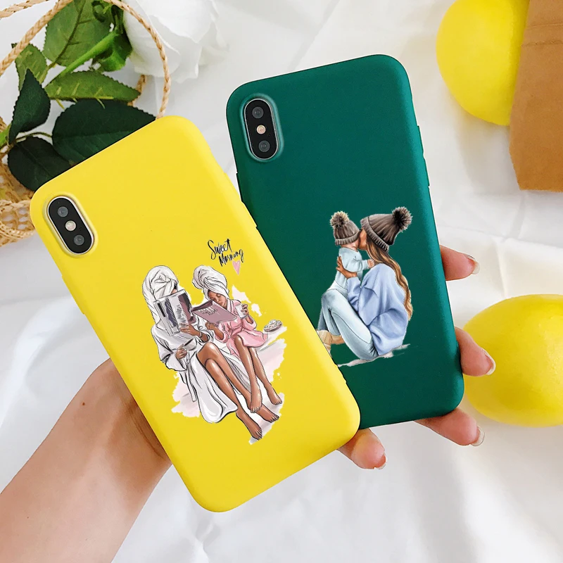 Силиконовый мягкий чехол из ТПУ для iphone XR XS X XSMAX Коричневый 6 6S 7 8 Plus 5 5S