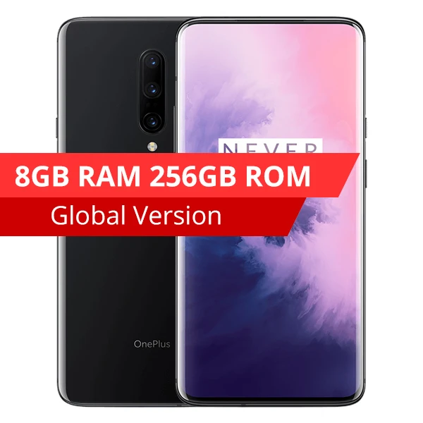 8GB 256GB MirrorGrey Глобальная версия Oneplus 7 Pro 6 ГБ 128 Гб Смартфон Snapdragon 855 4000 мАч AMOLED 48MP 30 Вт отпечаток пальца NFC мобильный телефон - Цвет: 8GB 256GB MirrorGrey