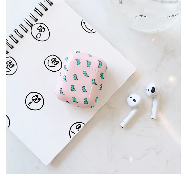 GlamPhoneCase симпатичный мультяшный динозавр Airpods1/2 поколения защитный чехол Apple