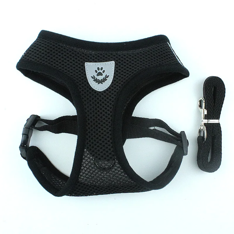 Новинка нагрудный ремень для щенка дышащий кожаный поводок собак ошейник