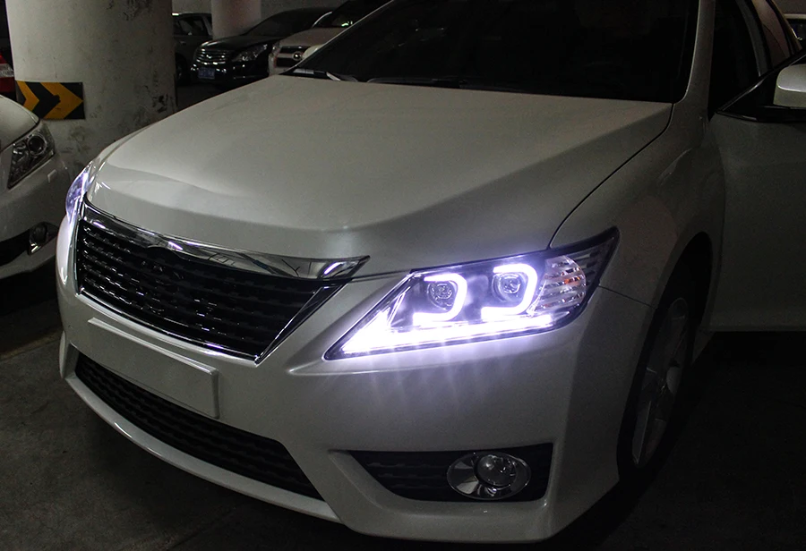 Головной светильник в сборе для Toyota Camry 2012 2013 Светодиодный дневной ходовой светильник, сигнал поворота, ксеноновый светильник ближнего света