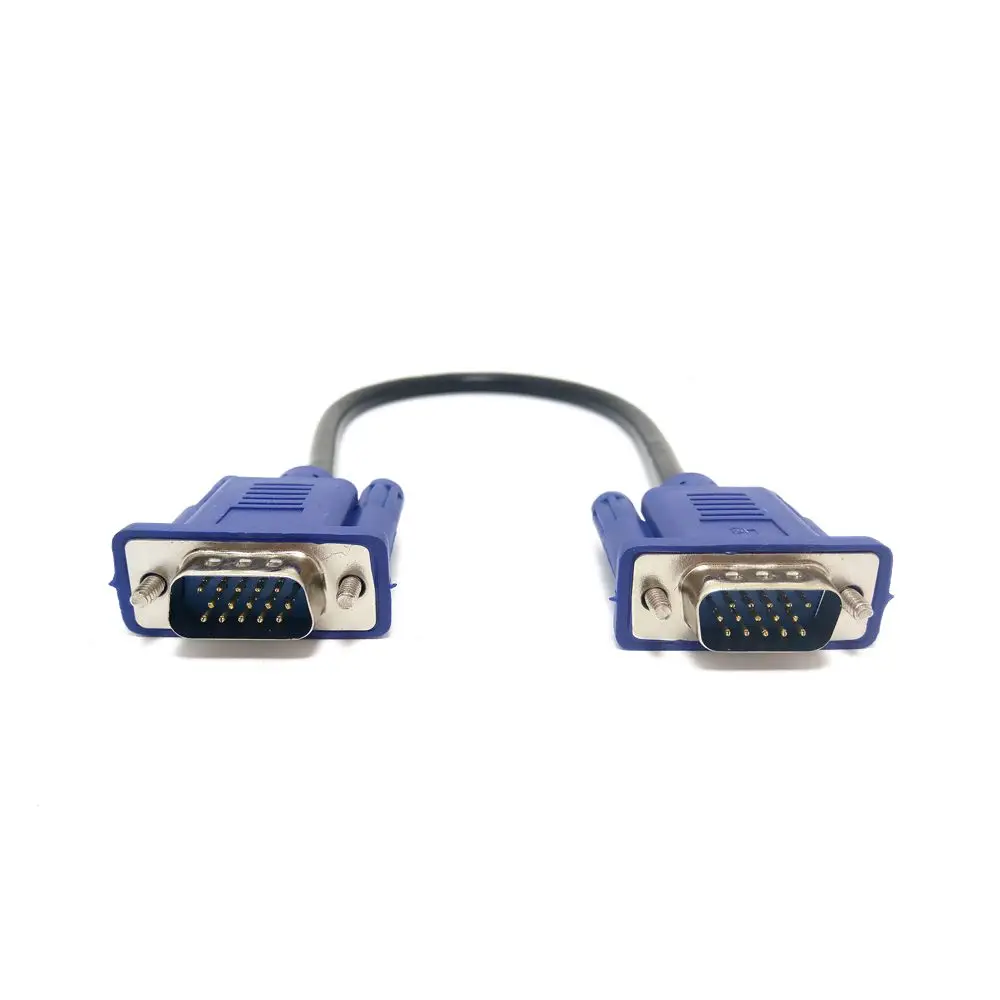 VGA кабель malebraid Экранирование Высокое качество HD tv VGA Компьютер ТВ дисплей сигнальный кабель 0,3 м/0,5 м/1,5 м/3 м