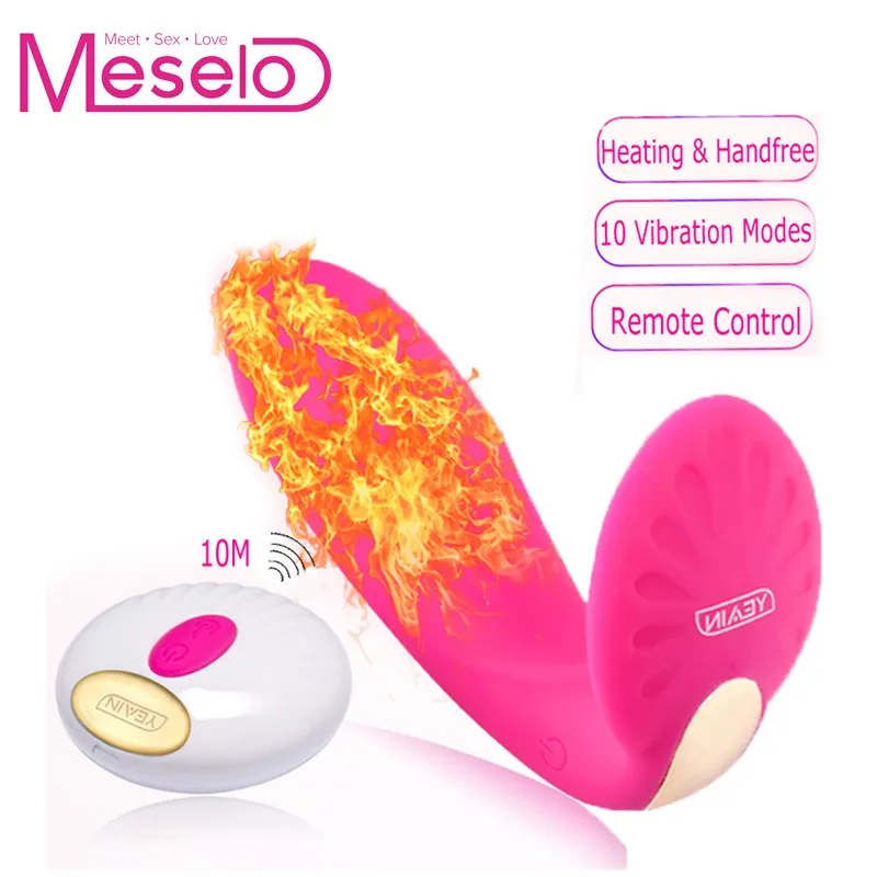 Вибратор Meselo с дистанционным подогревом для женщин носимый вибратор 10 метров