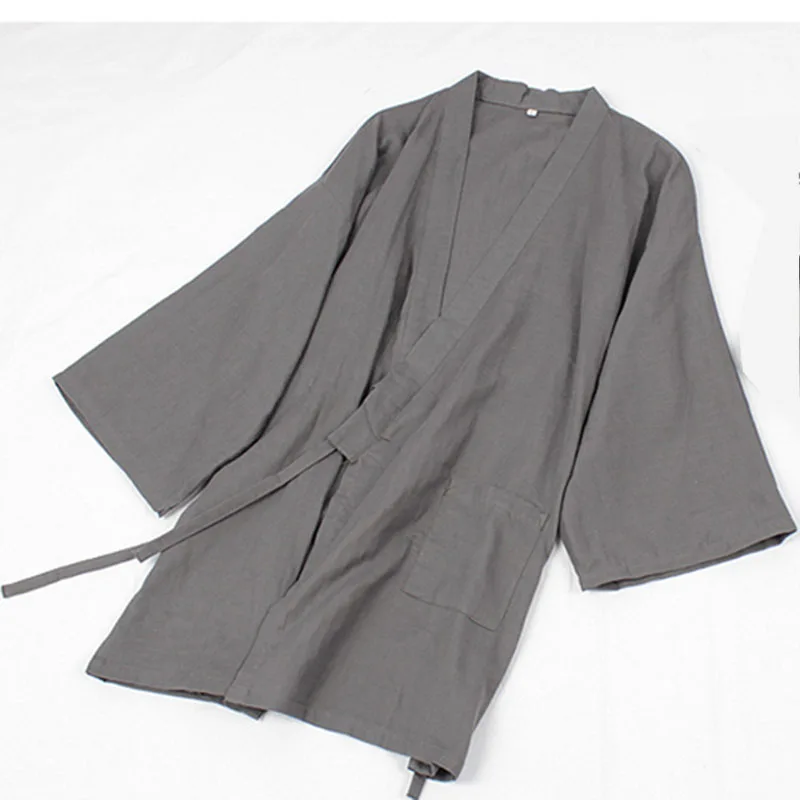 Халат кимоно мужской из хлопка с эластичным поясом 901 241|japanese sleepwear|japanese kimonojapanese