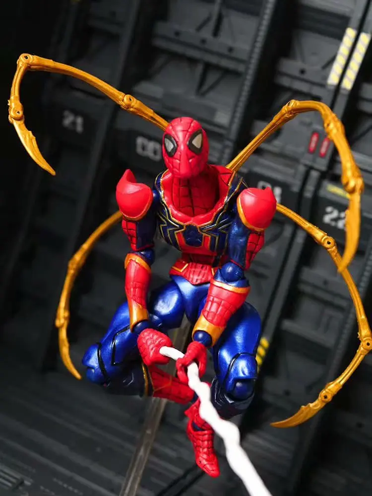 Marvel Мстители Железный человек паук подвижные фигурки модель игрушки|Игровые и