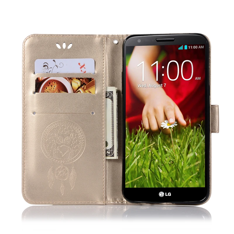 Coque Сова Бумажник чехол для LG X Стиль Роскошные Шлепанцы из искусственной кожи + TPU