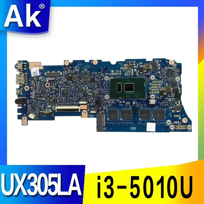 Материнская плата для ноутбука UX305LA For Asus UX305 UX305L U305L U305LA 100% протестированная с i3