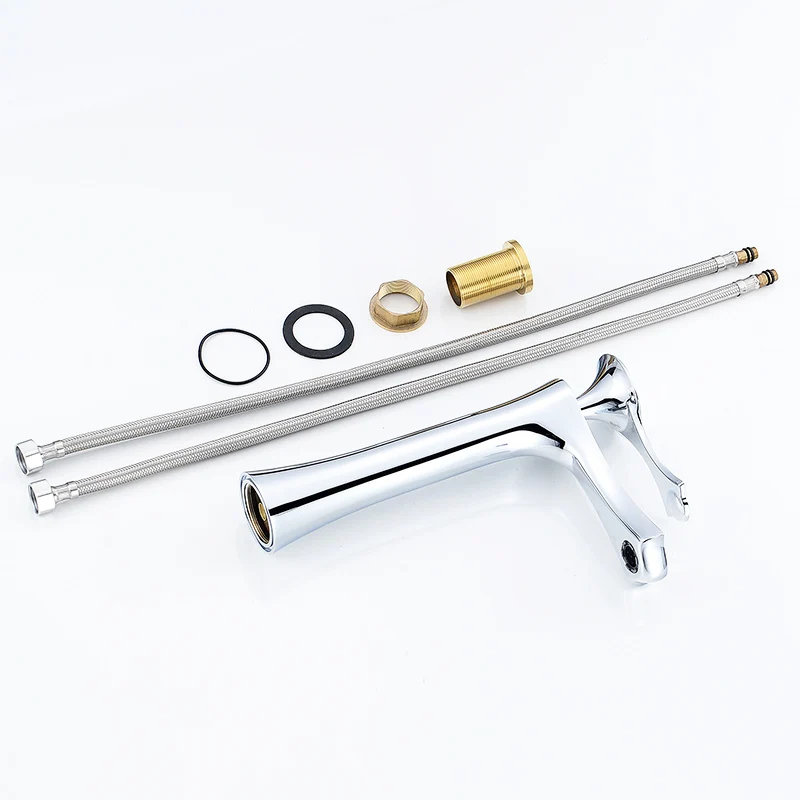 Элегантный смеситель для ванной комнаты Fapully Золотой из латуни с алмазным