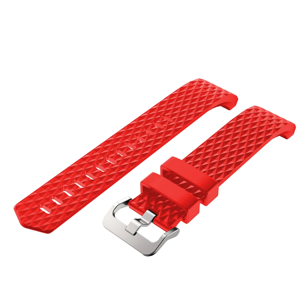 Мягкий Силиконовый Браслет Смарт-часы для браслета FitBit Charge 2 ремешок сменный браслет наручных часов ремешок для умных часов ремешок красочный