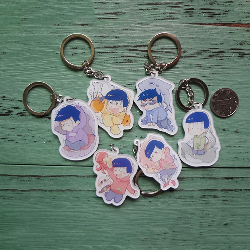 6 шт./компл. Mr.Osomatsu San шесть одинаковых лиц Konya wa Saikou набор ремешков для телефона