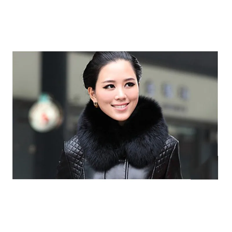 Новинка зимний шарф хит продаж женский воротник из искусственного лисьего меха