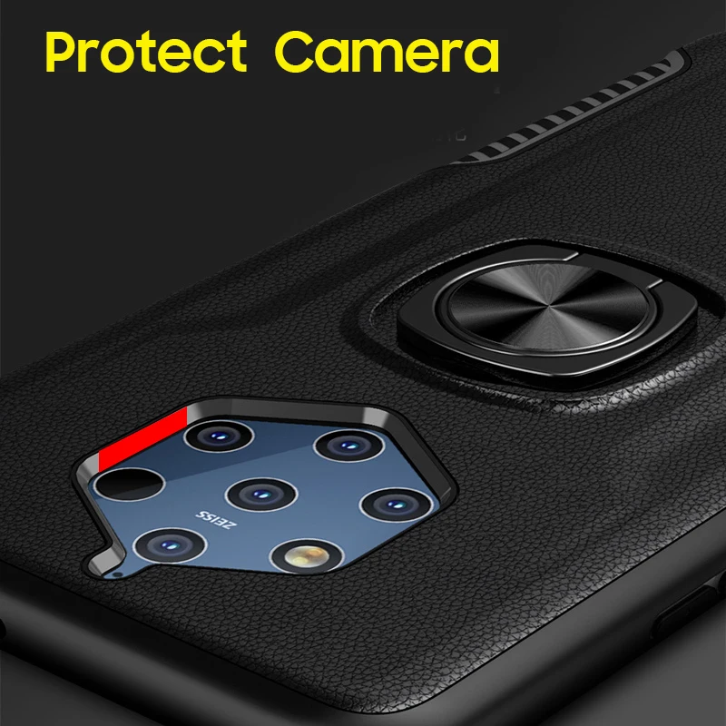 Чехол-бампер для Nokia 9 PureView, чехол-бампер для Nokia 8 9 Pure View, Мягкий силикон+ Жесткий Поликарбонат, защитный чехол, магнитный автомобильный держатель, полный Чехол