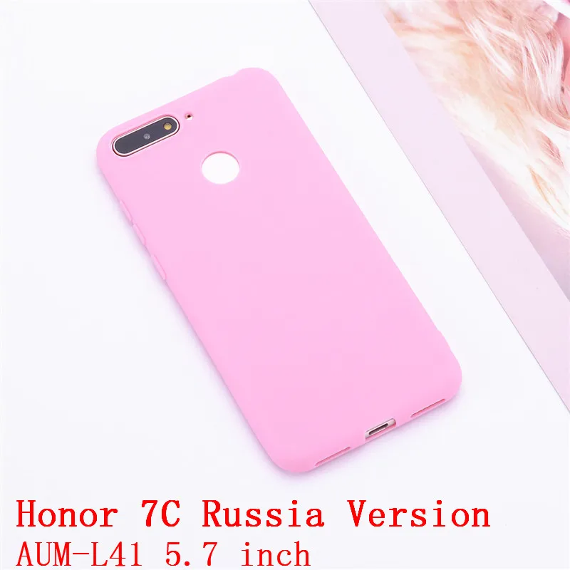 Type 37 Для huawei Honor 7C чехол 5,7 дюймов Мягкий ТПУ силиконовый+ кожаный чехол-книжка для Honor 7C русский чехол для Honor 7C AUM-L41 чехол для телефона - Цвет: Type 37