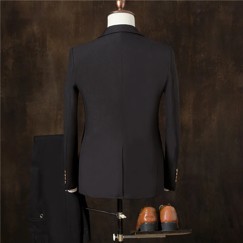 Деловой костюм мужской + брюки жилет из трех предметов не гладильная рабочая