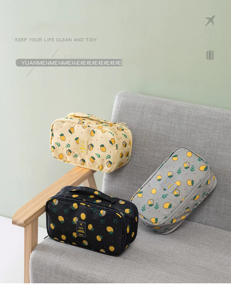 Portable Travel Underwear Storage Bag Multi-function Large Capacity Travel Underwear Bra Storage Bag Clothing Sorting Bag
