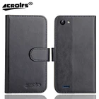 Кожаный эксклюзивный чехол Digma LINX Atom 3G, 6 цветов, специальный чехол для телефона Crazy Horse, чехол с отделениями для кредитных карт + отслеживание посылки