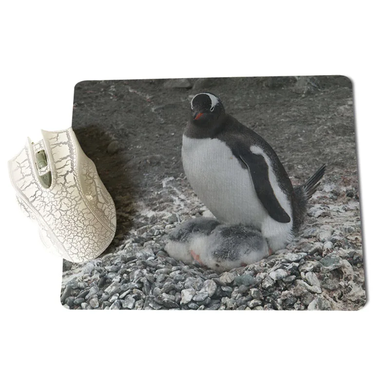 Babaite Забавный Пингвин большой коврик для мыши ПК компьютерный Размер 180x220x2 мм и