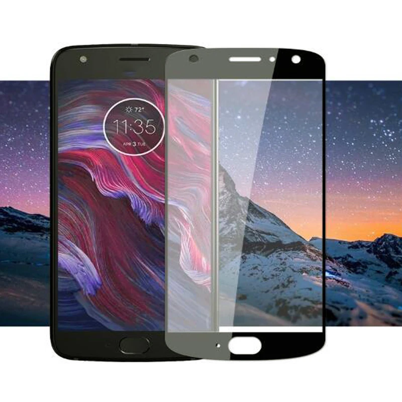Для Moto X4 X 4 3D закаленное фото Защитная полная защита для XT1900 XT 1900 5 2