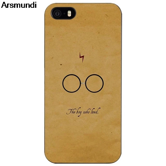 Arsmundi чехол для телефона Potter s для iPhone 4S SE 5S 6S 7 8 Plus X XR XS Max чехол из мягкого ТПУ резины силикона - Цвет: Черный
