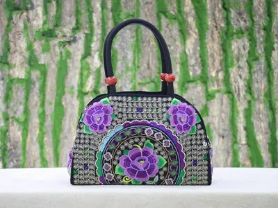 Мода вышивка Для женщин Сумки! NiceFloral леди плечо и сумки на многофункциональный