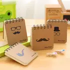 Маленький блокнот с граффити на спирали, карманный Планер для рисования, блокнот для заметок, Канцтовары для школы и офиса