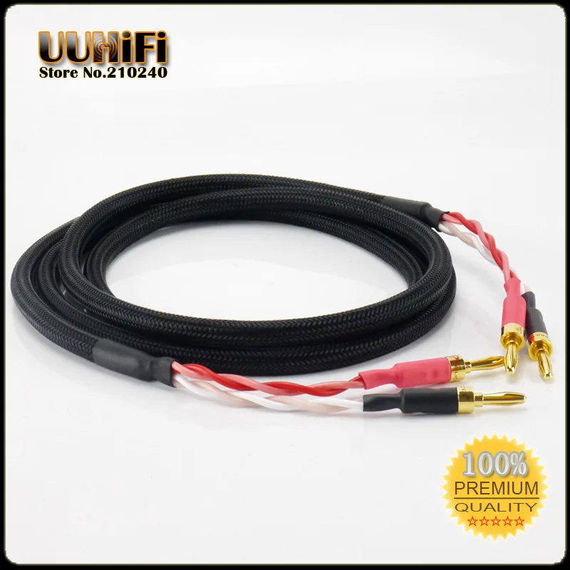 Рекомендую! Высокое качество Hi Fi банановый кабель для колонок/Canare DIY Аудио