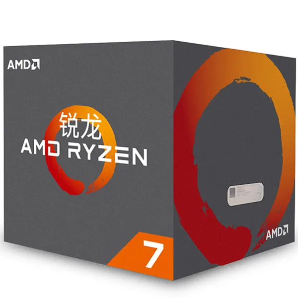 Процессор AMD Ryzen R7 1700, процессор, 8 ядер, 16 потоков, AM4, 3,0 ГГц, TDP, 65 Вт, 20 МБ кэш, 14 нм, DDR4, настольный YD1700BBM88AE