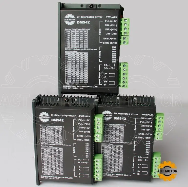 3 оси nema17 или nema23 Драйвер шагового двигателя 128micsteps 4.2A 18 50VDC CE|stepper motor driver|motor drivermotor