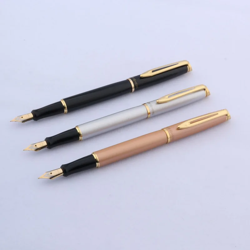1 шт. красивый рисунок золотого цвета с зажимом для студентов|fountain pen|pen fountain penfountain