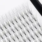 5D6D10D русские объемные черные ресницы для наращивания с коротким стержнем предварительно сделанные вентиляторы для ресниц горячие продажи ресниц для индивидуального наращивания