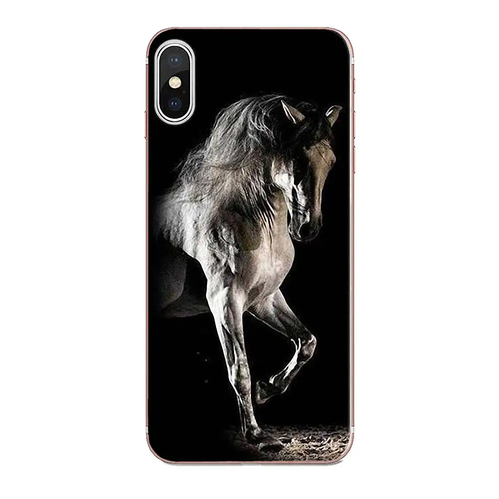 Мягкий чехол из ТПУ для Xiaomi Redmi Mi Note 7 8 9 SE Pro Lite Go Play Great Beautiful Horses Running|Чехлы-накладки|