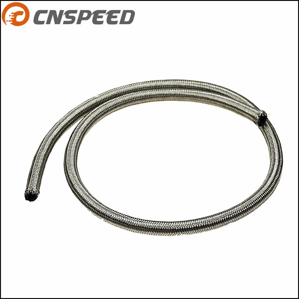 CNSPEED 6 AN Универсальный Топливный шланг Масляный комплект шланга из нержавеющей