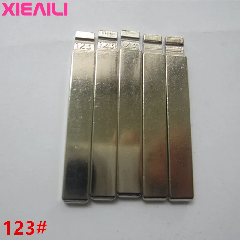 XIEAILI 50 шт./лот для 123 # металлическая пустая НЕОБРАБОТАННАЯ откидная лопасть ключа